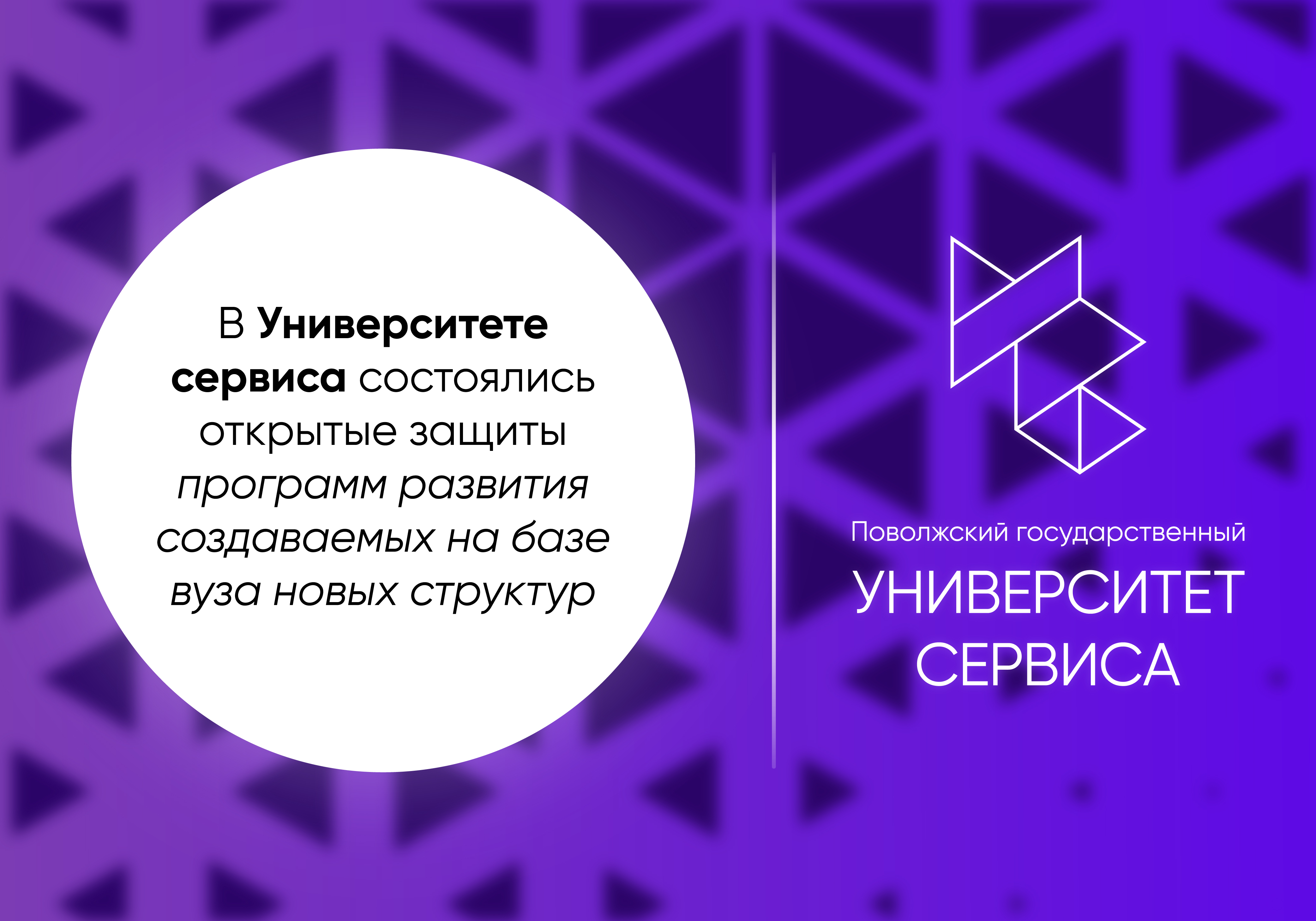 Защита программ развития новых структур Университета сервиса прошла в максимально открытом формате