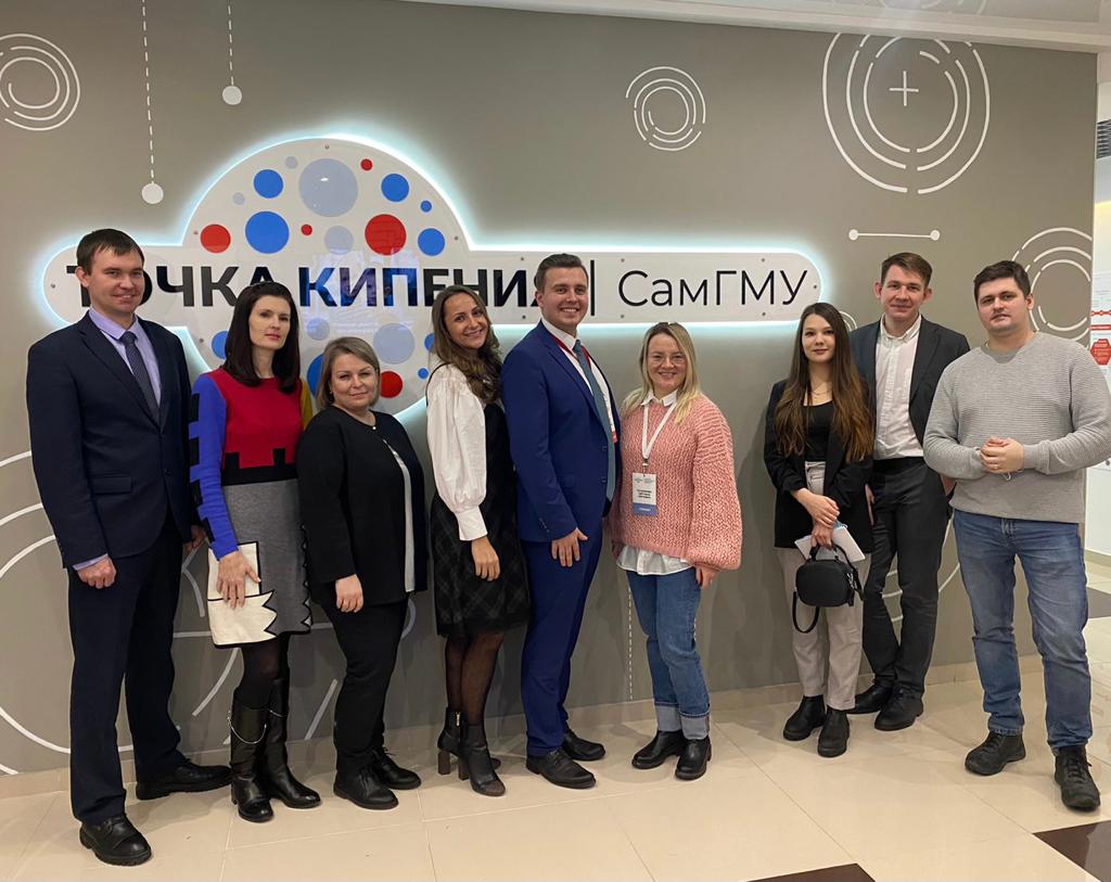Представители ПВГУС - на открытии первой медицинской Точки кипения